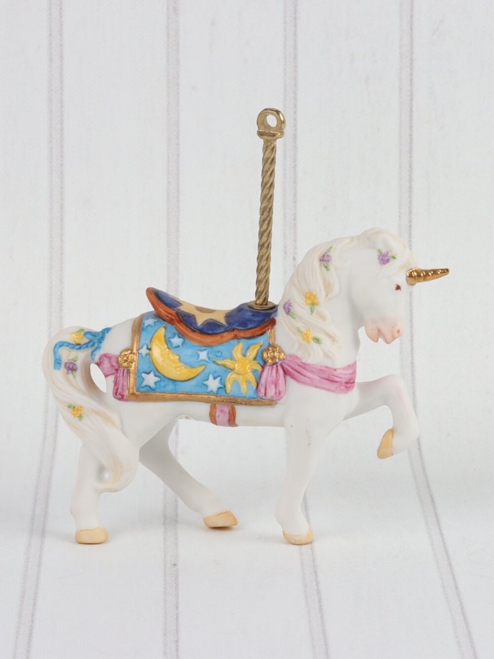 Vintage Lenox 1989 Unicorn - The Christmas Carousel Collection